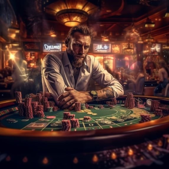 Support chat interface showing live croupier interaction and account balance display